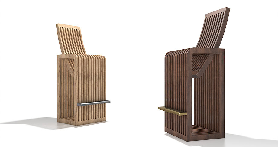Miminat Karamat Barstool Furniture inspired by contemporary African design