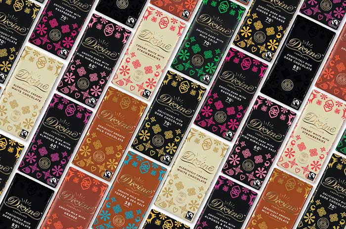Adinkra Symbols Divine Chocolate Ghana Packaging