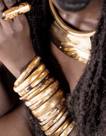 Adele Dejak statement jewellery collections made in Kenya