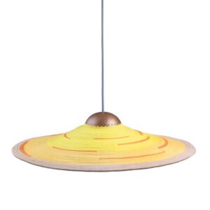 AAKS Ihaya Yellow Woven Lamp Lighting